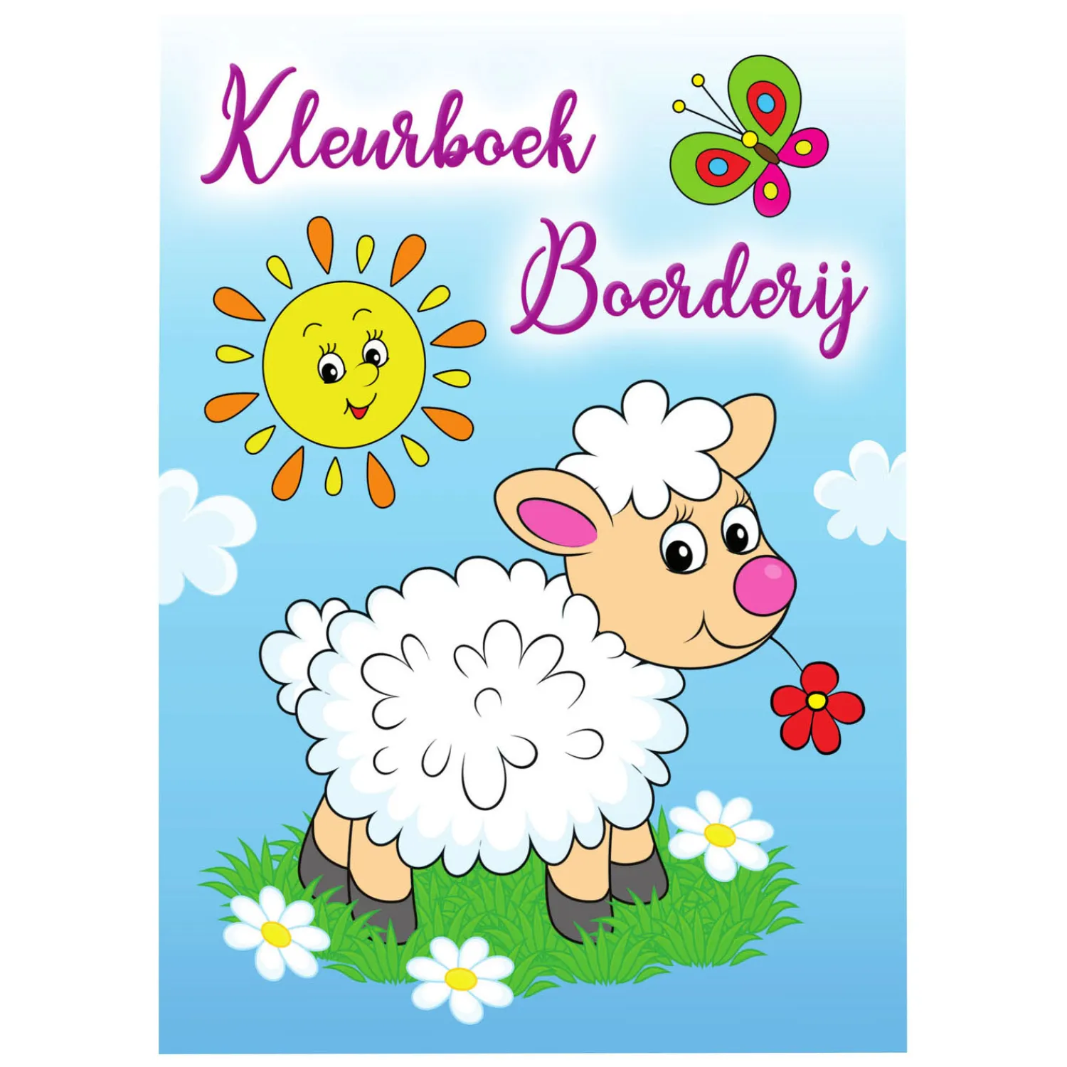 Kleurboek Boerderij, 96 pagina's-Mondikaarten Outlet