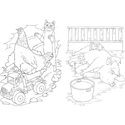 Kleurboek Boerderijdieren><noscript><img width=