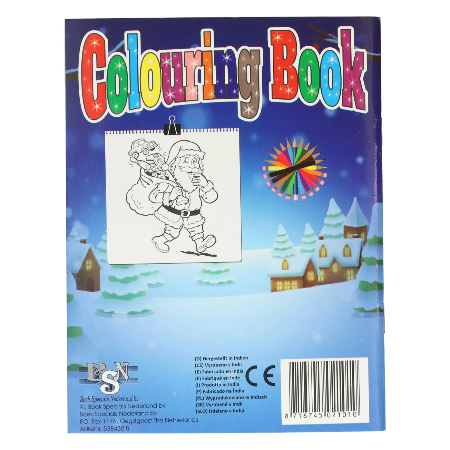 Boek Specials Nederland BV Kleurboek Kerstmis, 64 pag. Outlet