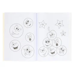 Kleurboek met Stickervel Lachgezicht><noscript><img width=