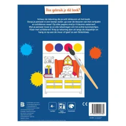 Kleurboek met Verfpalet en Penseel Sinterklaas>Standaard Uitgeverij Outlet