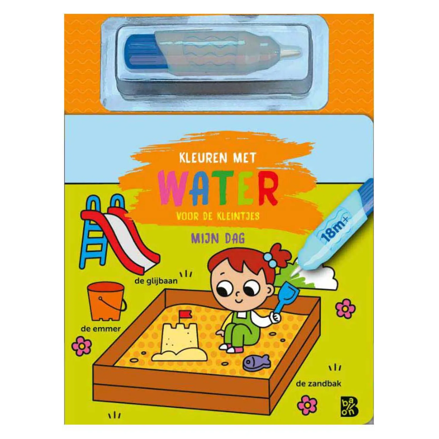 Kleuren met Water Voor de Kleintjes Mijn Dag 18m+-Standaard Uitgeverij Discount