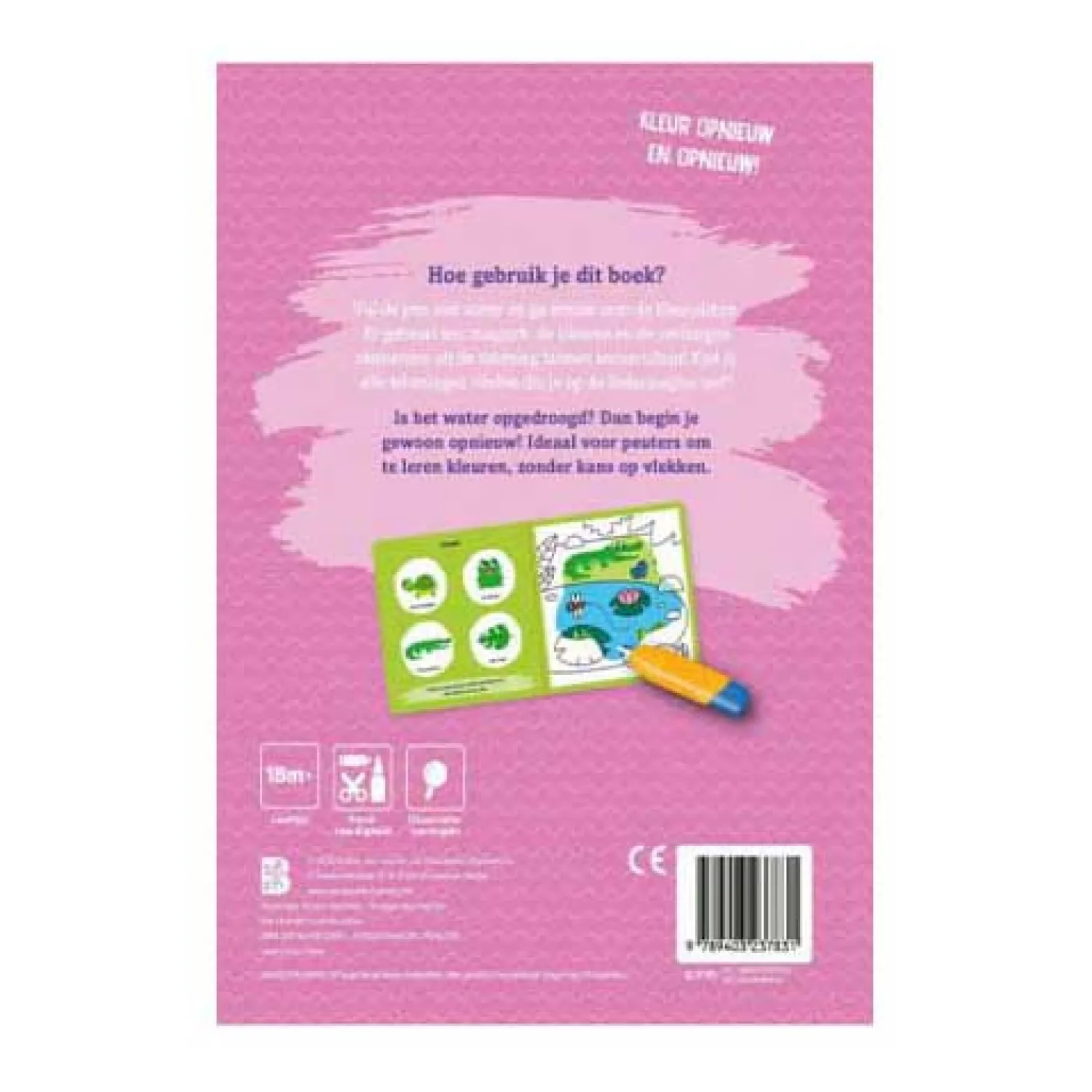 Standaard Uitgeverij Kleuren met Water Voor de Kleintjes Kleuren 18m+