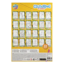 Kleuren op Nummer met 6 Kleurpotloden-Creative Craft Group Outlet