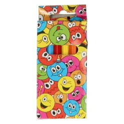 Kleurpotloden Lachgezicht, 6st.-Duckiez