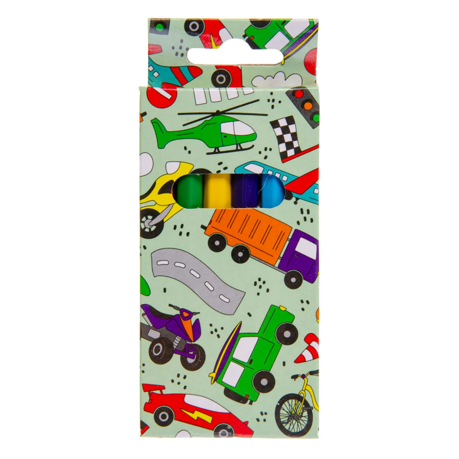 Kleurpotloden Voertuigen, 6st.-Duckiez Clearance