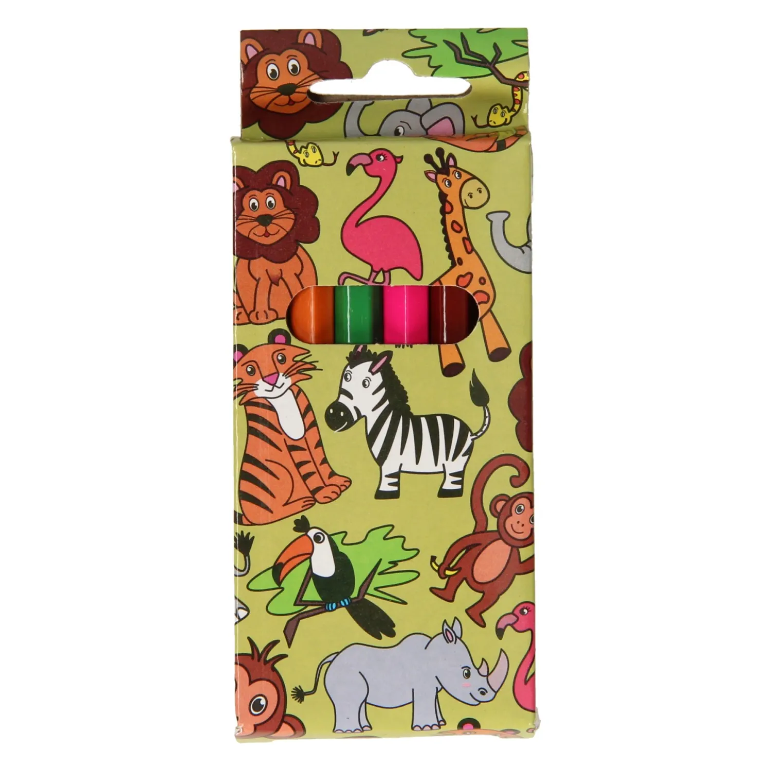 Kleurpotloden Wilde Dieren, 6st.>Duckiez Discount