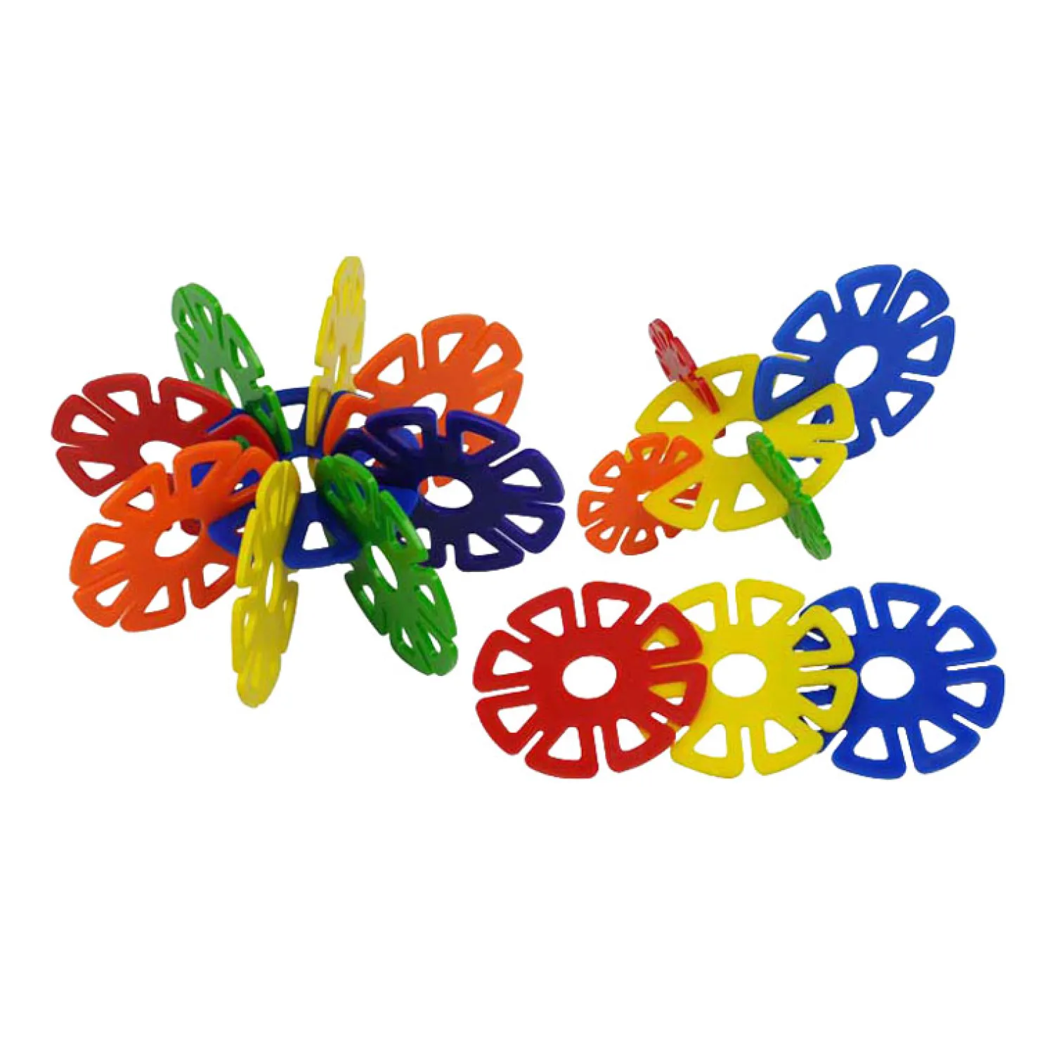 Kleurrijke Jumbo Bouwschijfjes - 360dlg> Hot