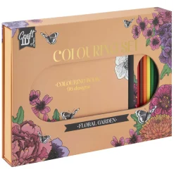Kleurset Bloemen met 10 Kleurpotloden>Creative Craft Group Sale