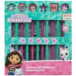 Kleurset met Gummen Gabby's Poppenhuis, 29dlg.-Undercover New