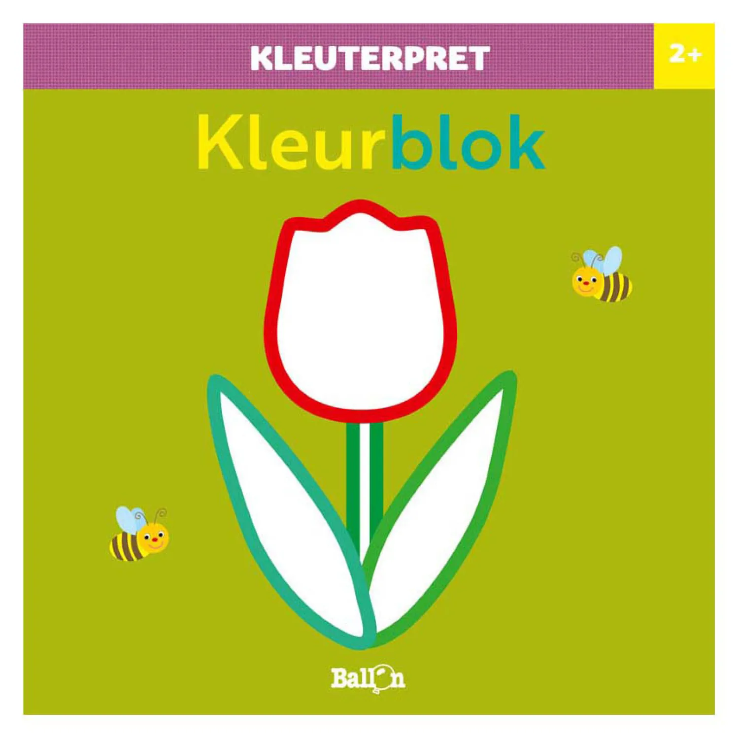 Kleuterpret Kleurblok Bloem 2+-Wins Holland