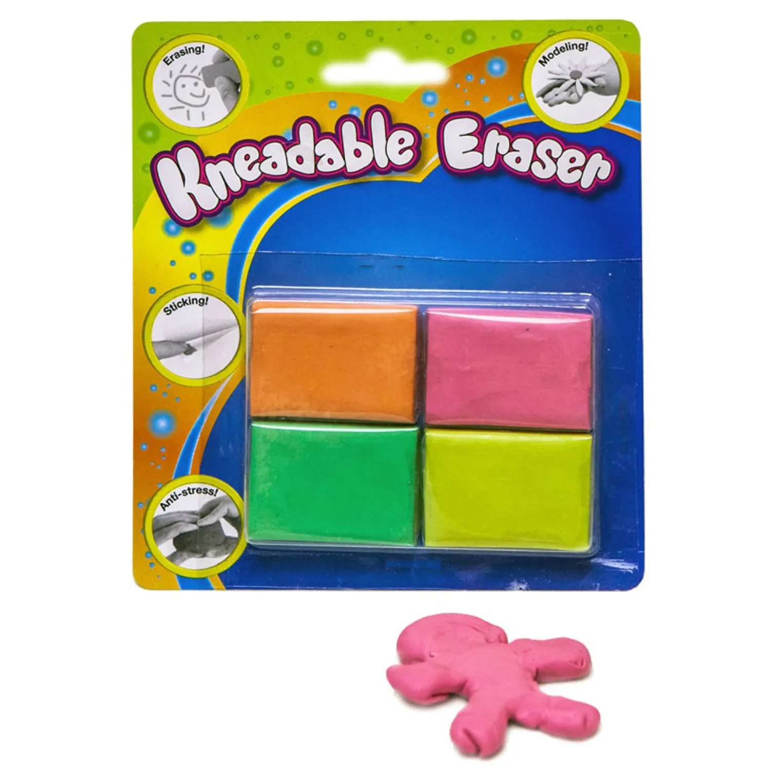 Kneedbare Gummen, 4st. Clearance