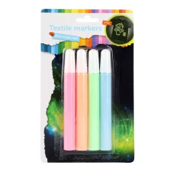 Toi-Toys Knijp Textielstiften Glow in the Dark, 4st. Online