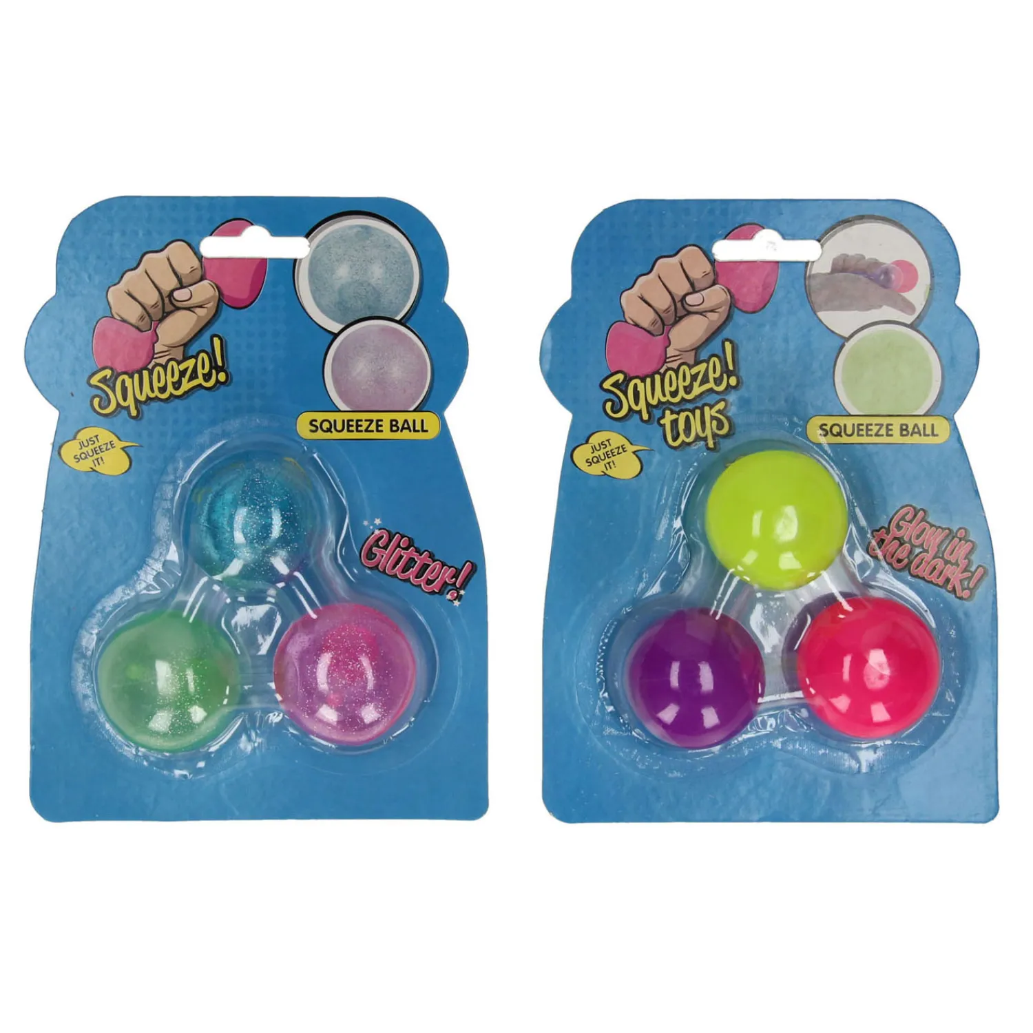 Knijpbal Sticky Kleur, Set van 3- Online