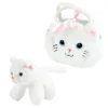 Toi-Toys Knuffeldier in Handtas Pluche - Poes Outlet