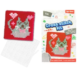 Knutsel Borduurset Thema Kruissteek-Toi-Toys Sale