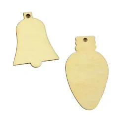 Knutsel Houten Mini Kersthanger (per stuk) Discount