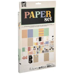 Creative Craft Group Knutsel Papier met Print Gemend A4 New