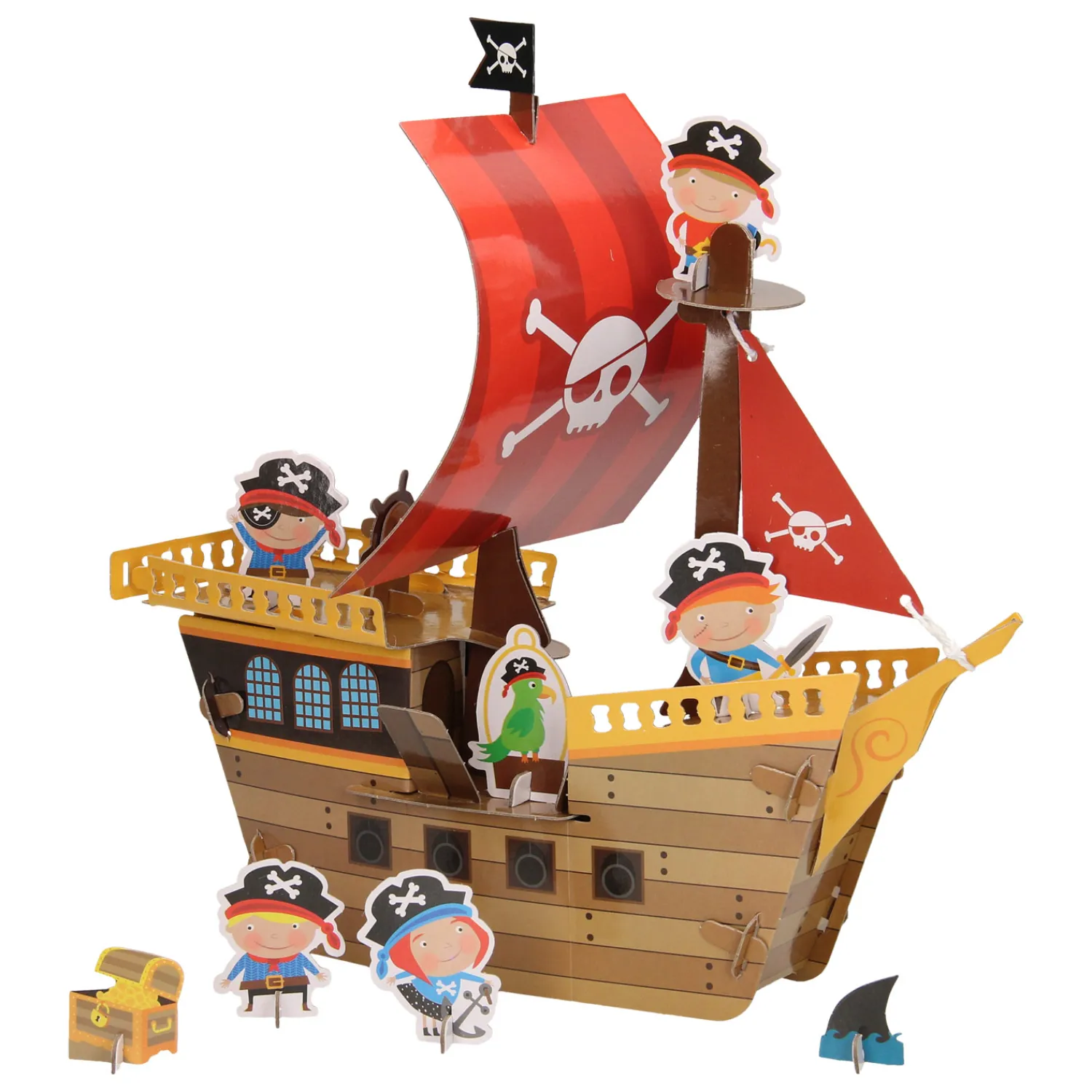 Wins Holland Knutselpakket Piratenboot Bouwen New