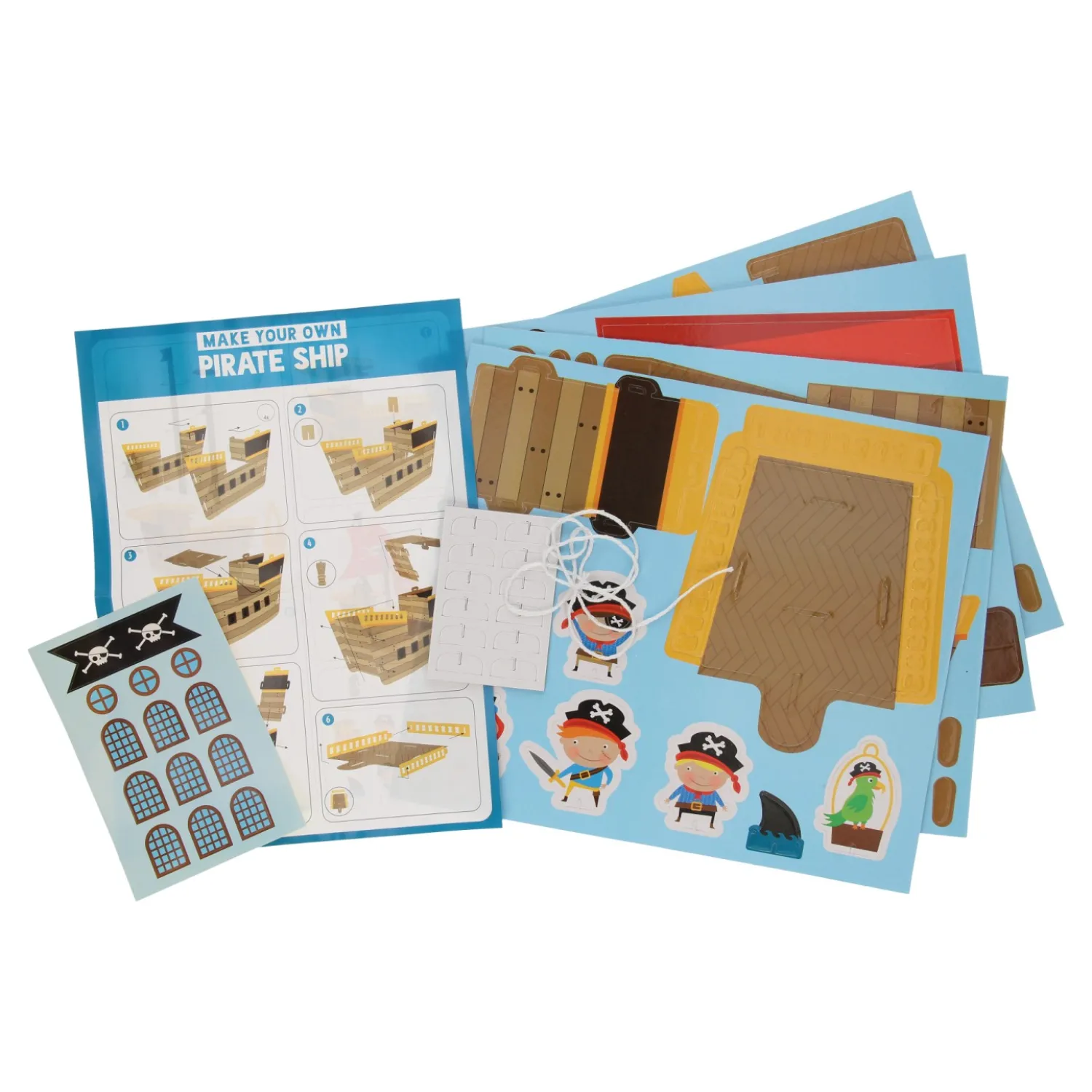 Wins Holland Knutselpakket Piratenboot Bouwen New