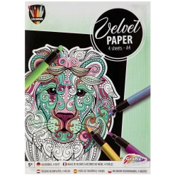 Knutselset Fluweel Papier><noscript><img width=