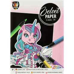 Knutselset Fluweel Papier><noscript><img width=