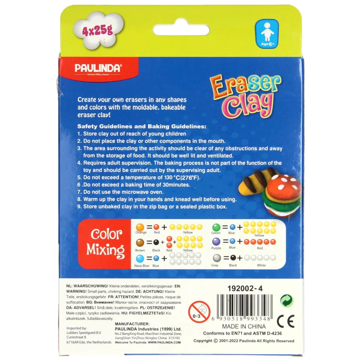 Paulinda Knutselset Gummen Maken, 4st New