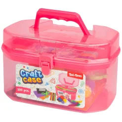 Knutselset in Bewaarkoffer Roze-Toi-Toys New