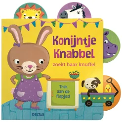 Konijntje Knabbel Zoekt Haar Knuffel Kartonboek>Deltas New