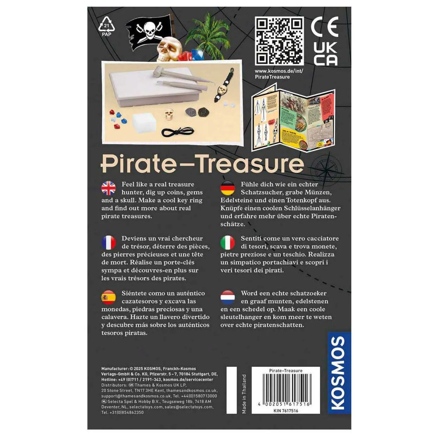 Selecta Kosmos Dig Out Pirate Treasure Speelset Outlet