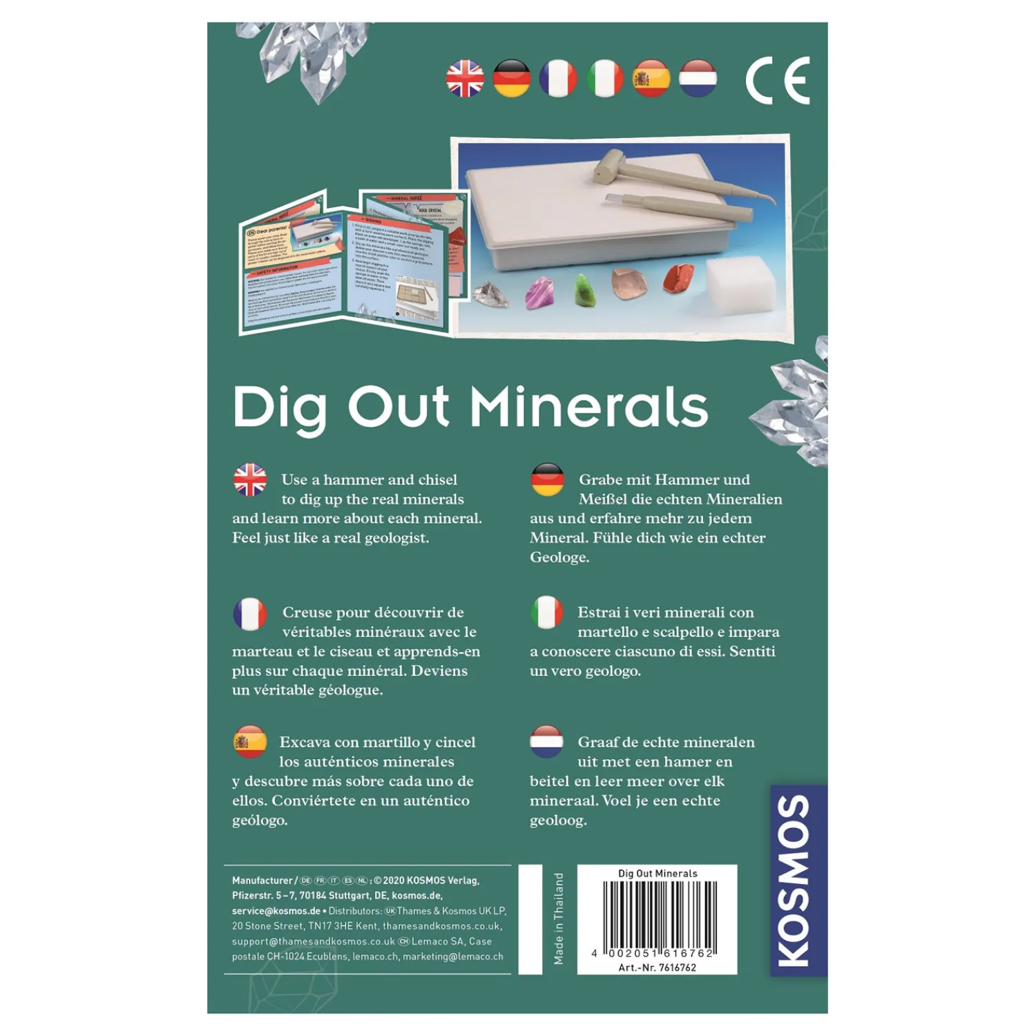 Mineralen Uitgraven>Kosmos New