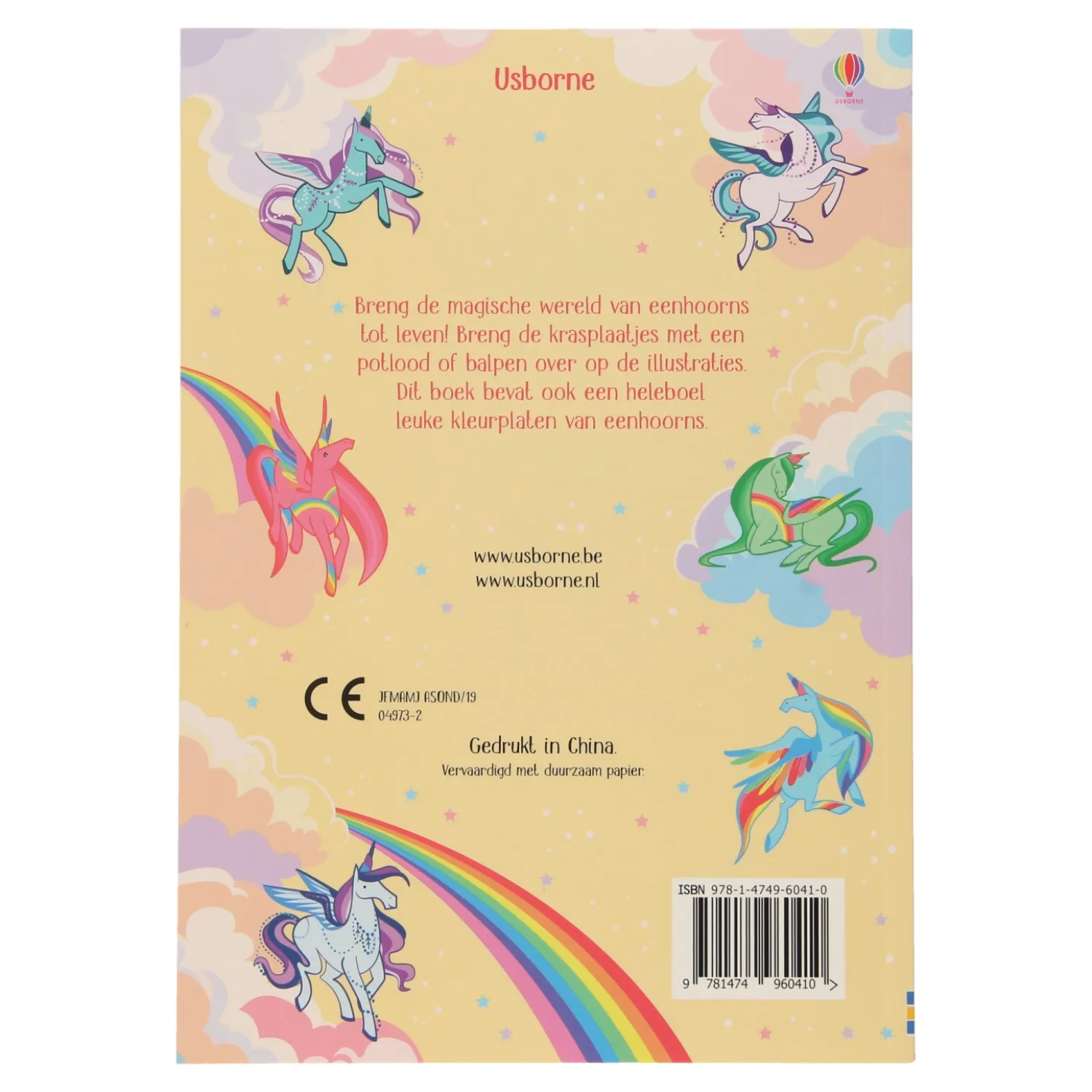 Krasplaatjesboek Eenhoorns>WPG Uitgevers Best