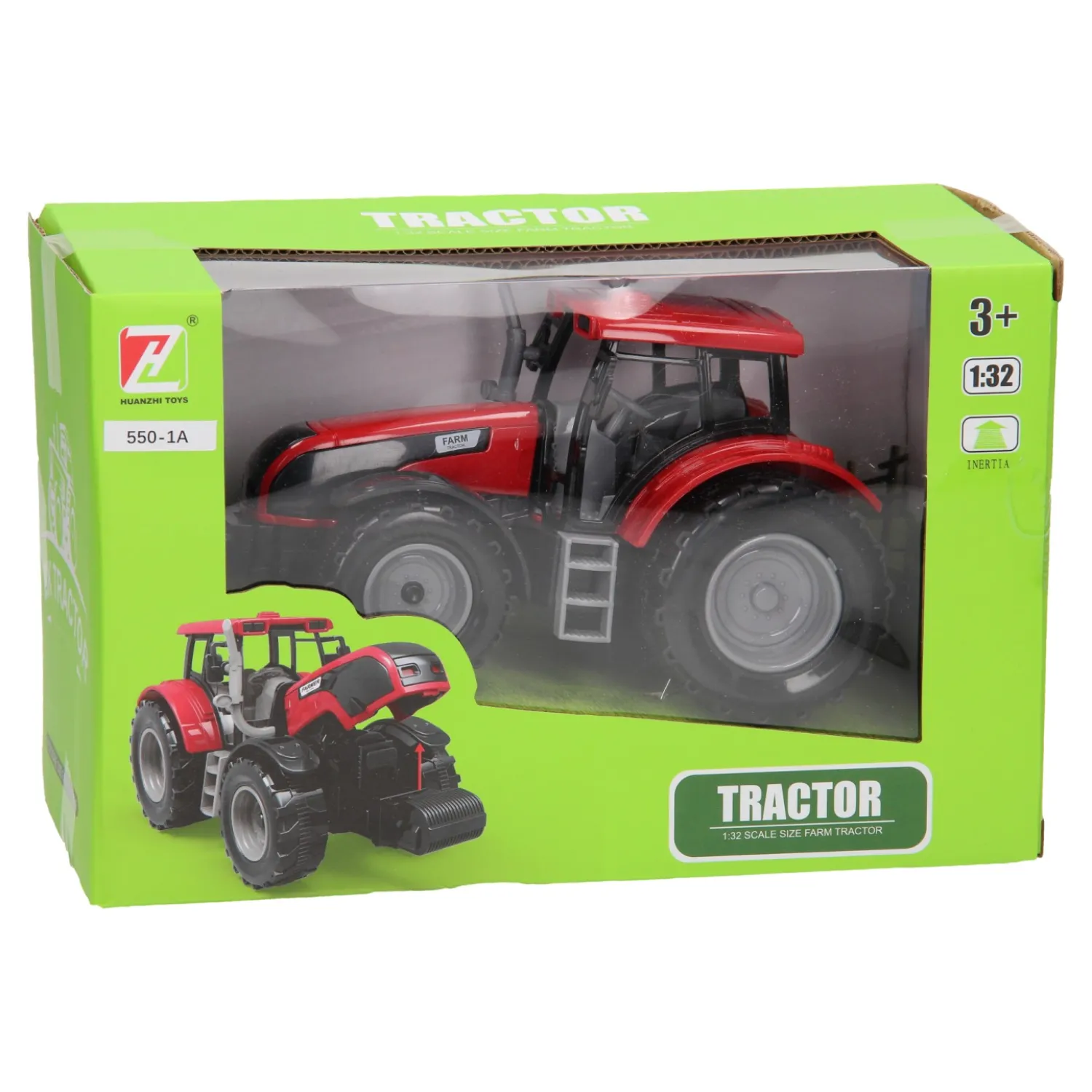 Kunststof Tractor 1:32- Outlet