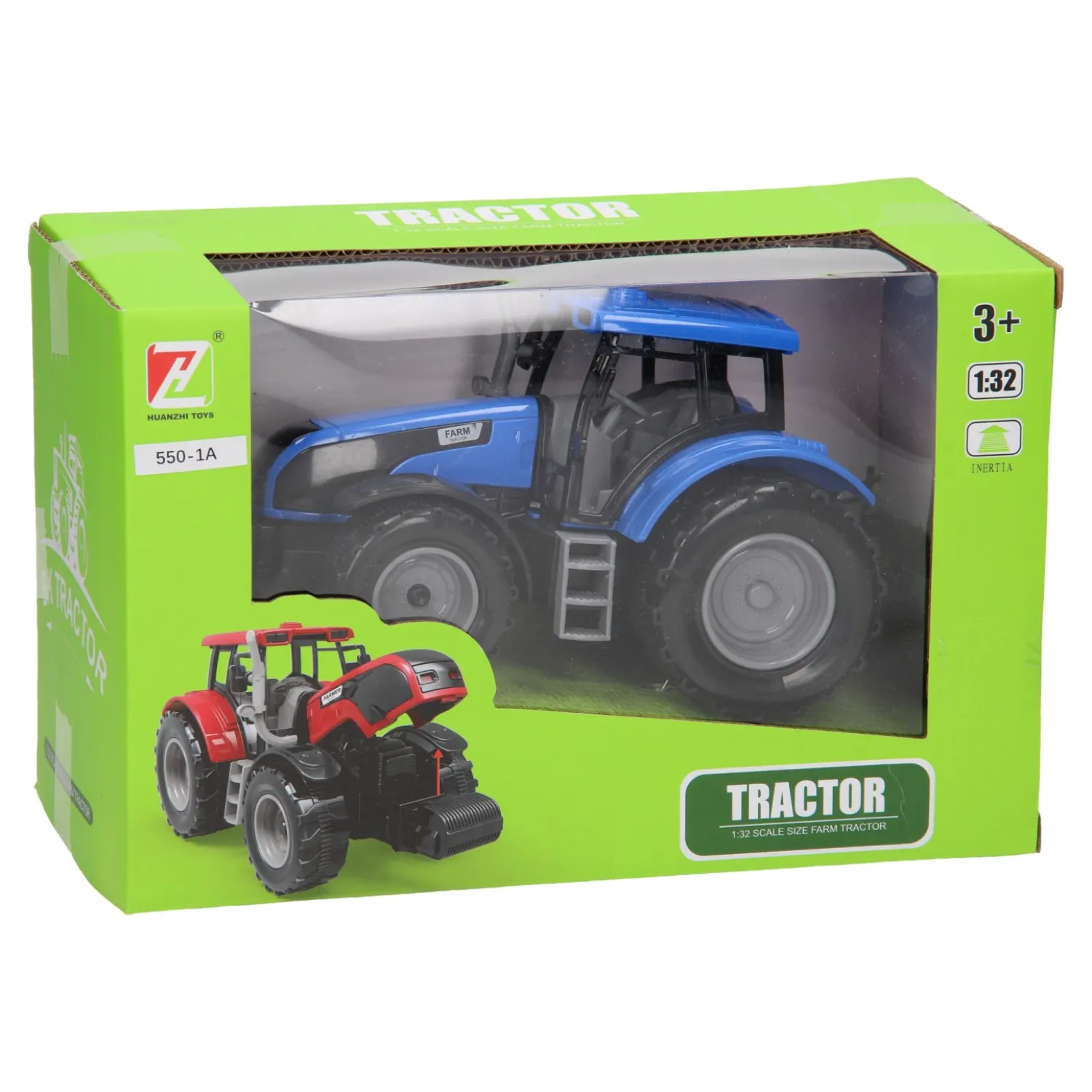 Kunststof Tractor 1:32- Outlet