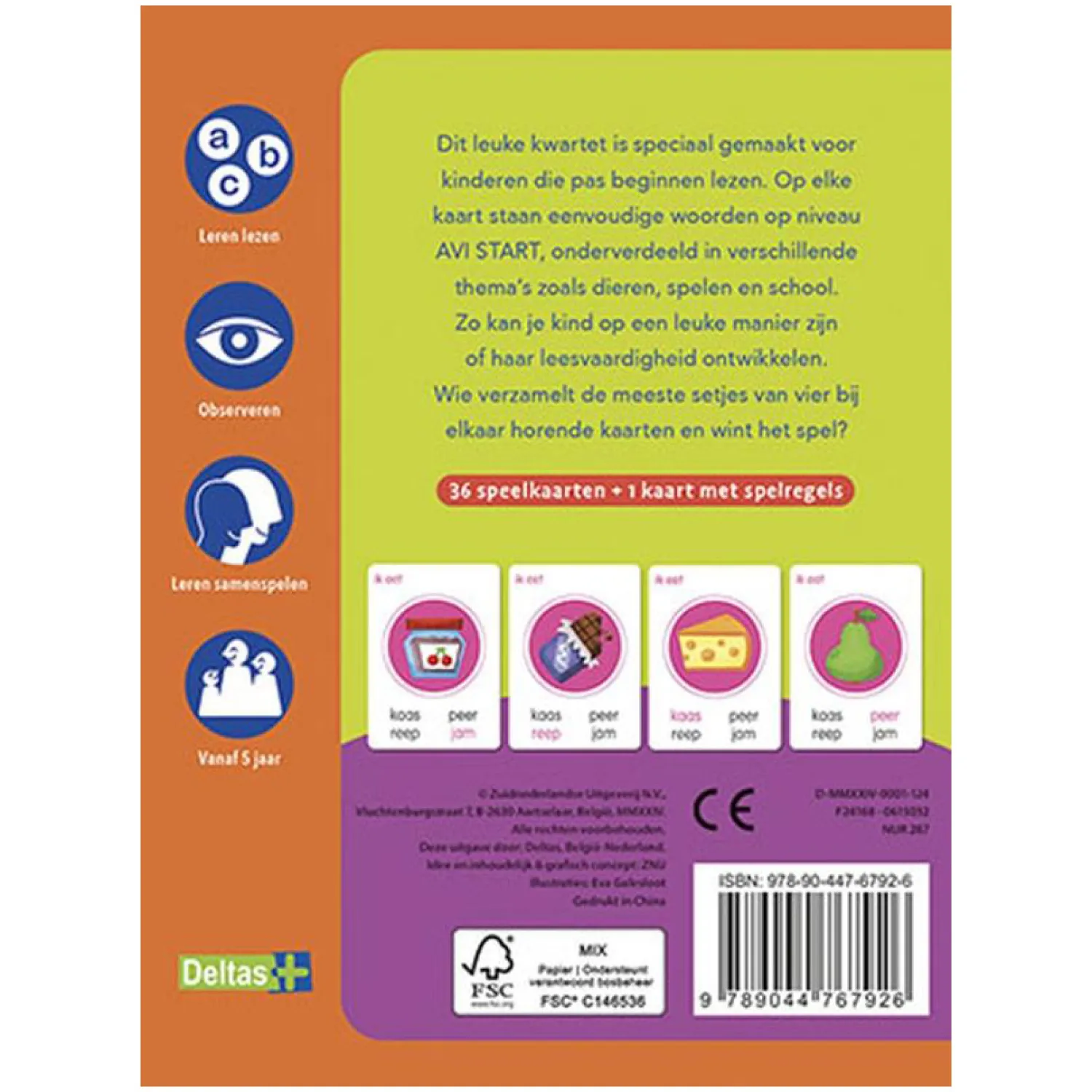 Deltas Kwartet - Eerste woorden lezen (AVI START) Hot
