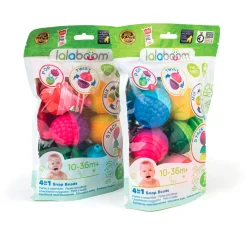 Lalaboom - Educatieve Klik Kralen, 12st.> Discount