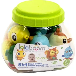 - Educatieve kralen met 3 dieren, 21dlg.>Lalaboom Best