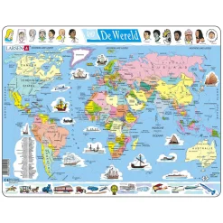 Selecta Larsen Kaart Wereld, 107st. Outlet