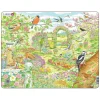 Selecta Larsen Legpuzzel Dieren - Tuinvogels en Bloemen, 60st. Discount