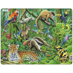 Selecta Larsen Legpuzzel Dieren - Zuid Amerikaans Regenwoud, 70st. Outlet