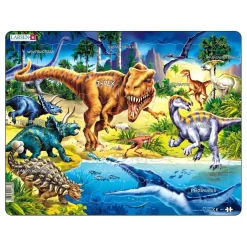 Larsen Legpuzzel Dieren - Dinosaurussen uit het Krijt tijdperk , 57st.>Selecta Hot