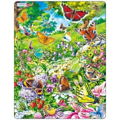 Larsen Legpuzzel Dieren - Vlinders, 42st.>Selecta New