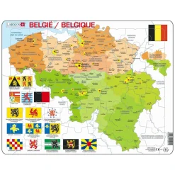 Larsen Legpuzzel Kaart Belgie, 48st.>Selecta Clearance