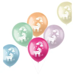 Latex Ballonnen Unicorns & Rainbows, 6st.>Folat BV Sale