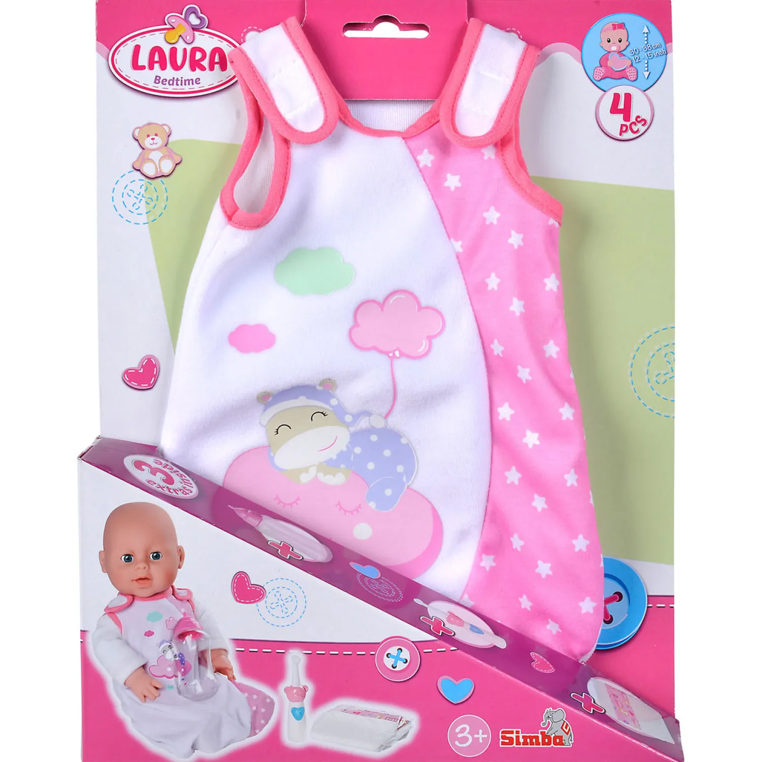 Laura Babypop Slaapset en Accessoires>Simba Discount