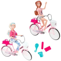 Lauren Modepop op Fiets met Accessoires Outlet
