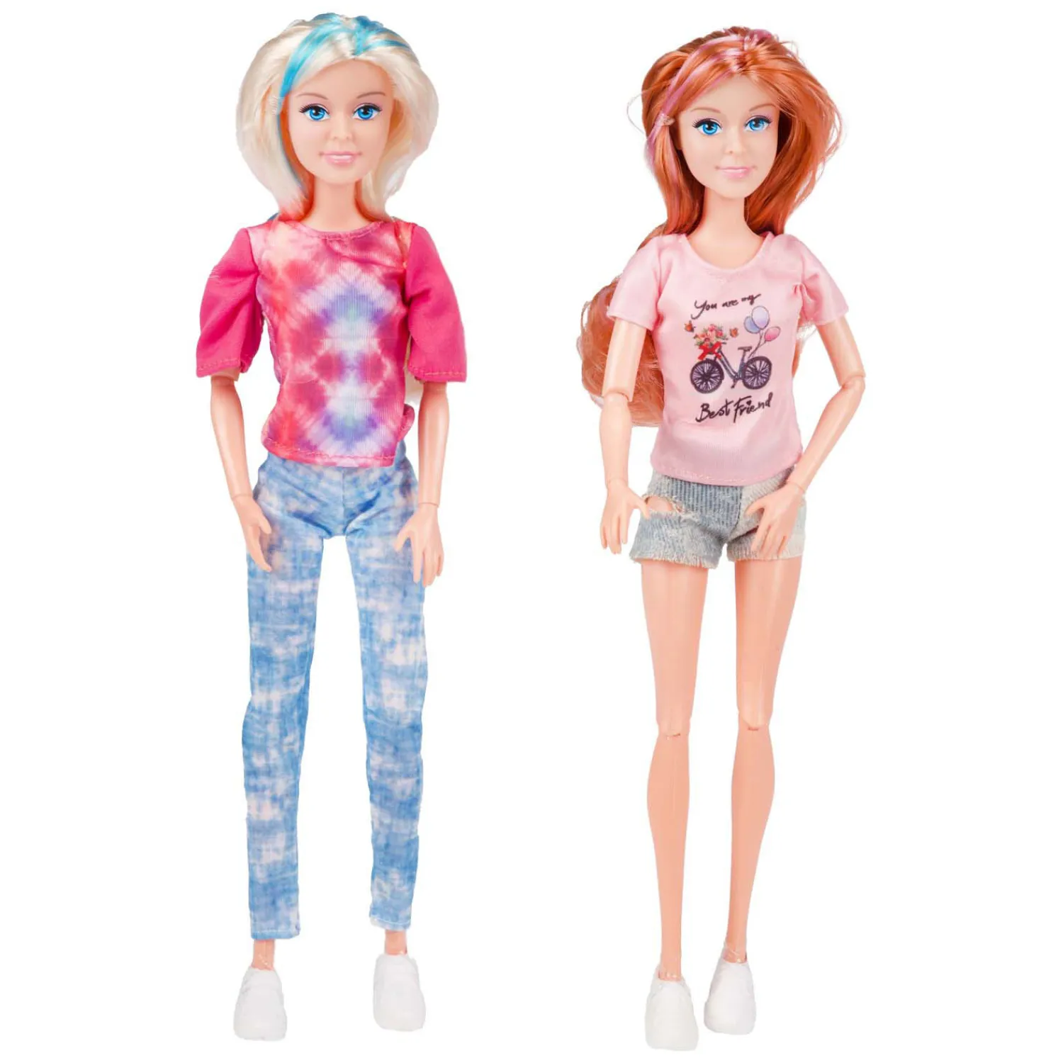 Lauren Modepop op Fiets met Accessoires Outlet