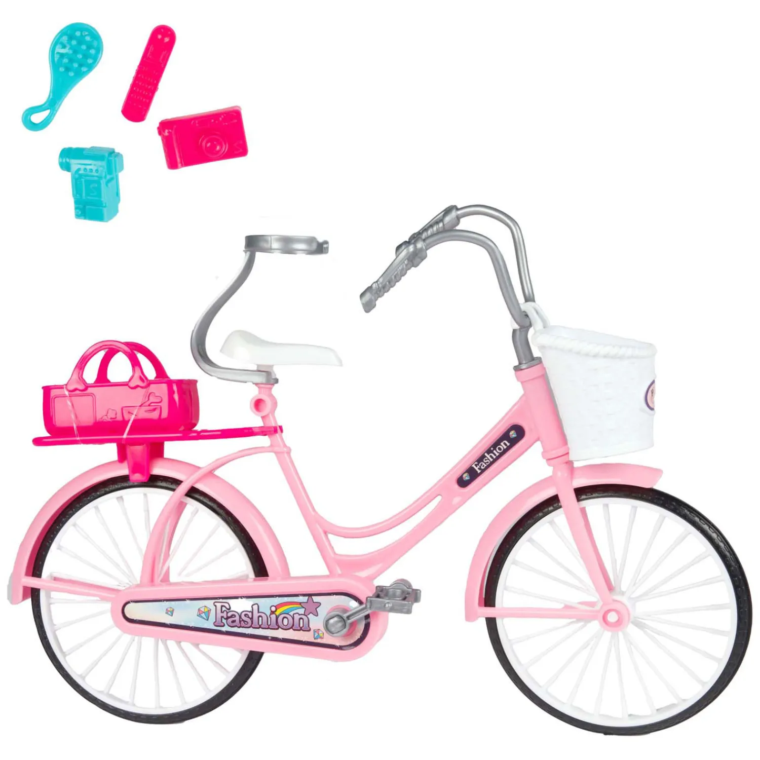 Lauren Modepop op Fiets met Accessoires Outlet