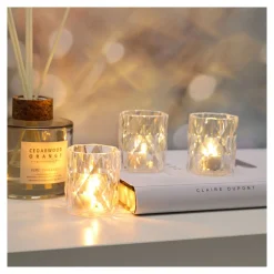 Led Theelicht Transparant, 12st.- New