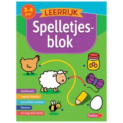 Deltas Leerrijk Spelletjesblok (3-4 j.) Hot